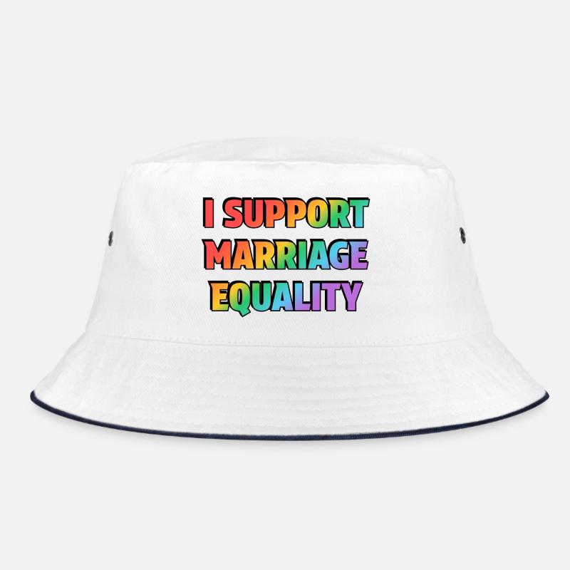 I Support Marriage Equality Bucket Hat