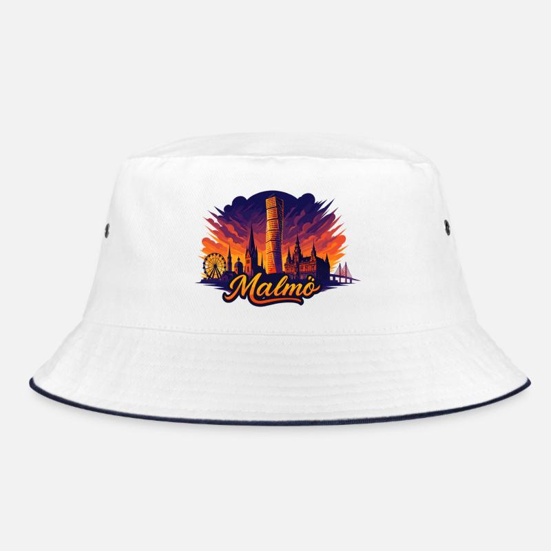 Malmö City Sweden Cool Epic Gift Bucket Hat