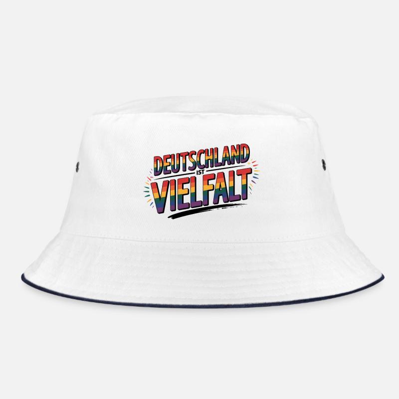 Deutschland ist Vielfalt - Cool Pride Logo Bucket Hat