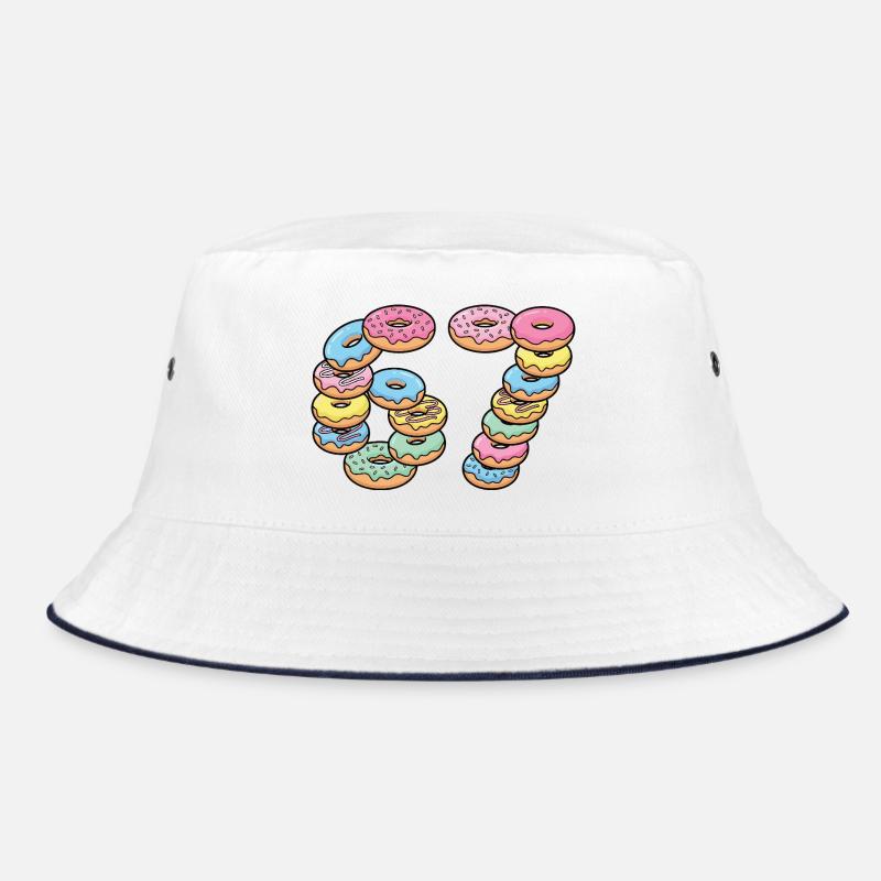 Motif Pastel Donut Stack 67 Bob