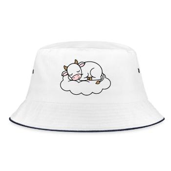Nuage de Vache endormi Bébé de rêve - Bob - blanc/marine - Devant