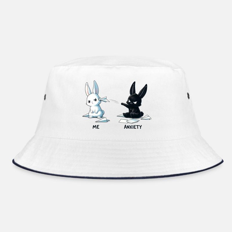 Angst Hase Meme Design Bucket Hat
