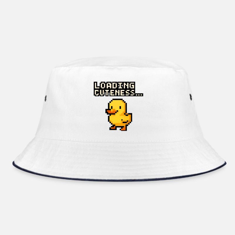 pixel Ente loading cuteness Bucket Hat