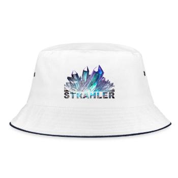 Strahler - Bucket Hat - Weiß/Navy - Vorne