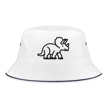 triceratops - Bob - blanc/marine - Devant