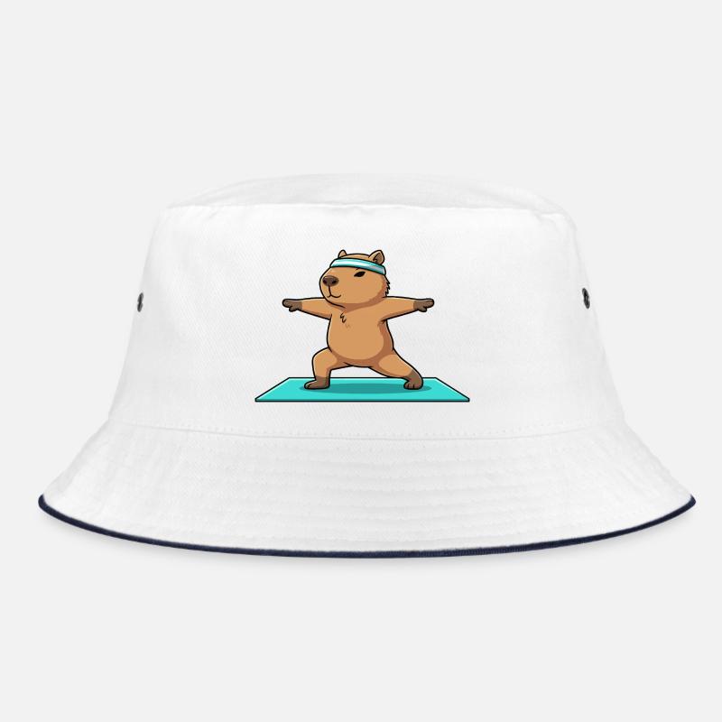 Yoga Capybara Roggeur en posture de guerrier Bob