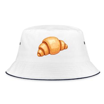 Croissant Summit - Bucket Hat - white/navy - Front