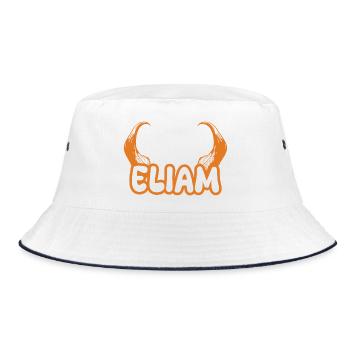 Teufel Eliam - Bucket Hat - Weiß/Navy - Vorne