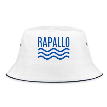 Emblème de la Vague de mer de Rapallo - Bob - blanc/marine - Devant