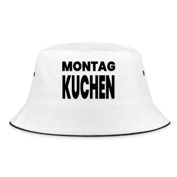 Kuchen - Bucket Hat - Weiß/Navy - Vorne