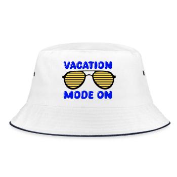 Mode vacances activé - Bob - blanc/marine - Devant