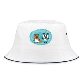 Sport - Bucket Hat - white/navy - Front