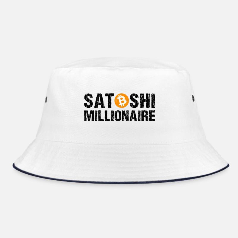 Satoshi Millionaire Cryptocurrency Bitcoin Bucket Hat