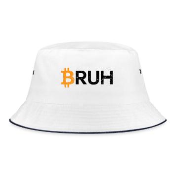 Bitcoin Bruh Cryptomonnaie Bitcoin - Bob - blanc/marine - Devant