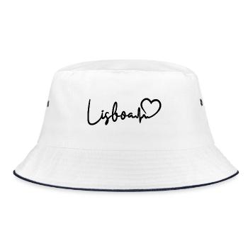 Lisboa Heartbeat Lisbonne - Bob - blanc/marine - Devant