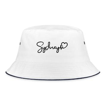 Sydney Herzschlag Australien Stadt Sydney - Bucket Hat - Weiß/Navy - Vorne