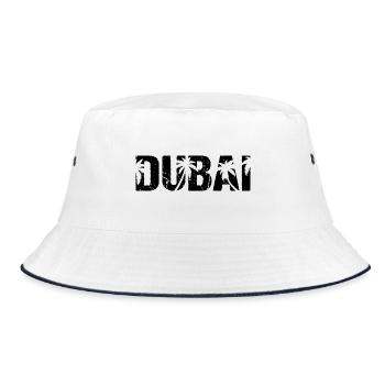 Palmiers de Dubaï - Bob - blanc/marine - Devant