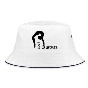 love sport - Bob - blanc/marine - Devant