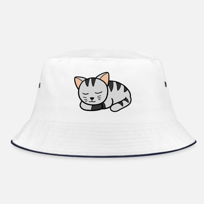Sleeping Kitten Bucket Hat