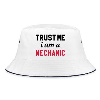 Trust me I am a Mechanic - Bob - blanc/marine - Devant
