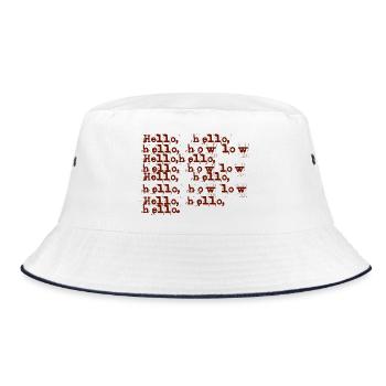 teen spirit - Bucket Hat - white/navy - Front