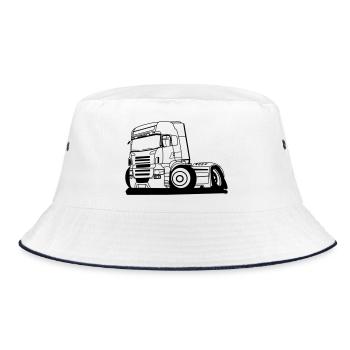 Camion Brummi - Bob - blanc/marine - Devant