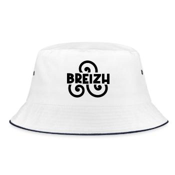 Breizh - Bucket Hat - white/navy - Front