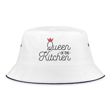 Queen of the Kitchen - Bucket Hat - white/navy - Front