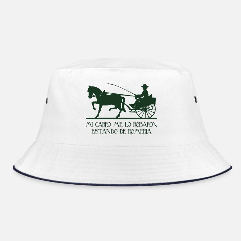 Mein Wagen - Bucket Hat - Weiß/Navy