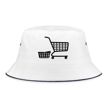Panier et panier - Bob - blanc/marine - Devant