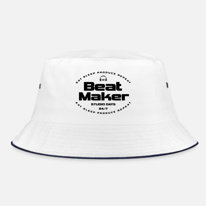 Beat Maker Musik Spruch Design Bucket Hat