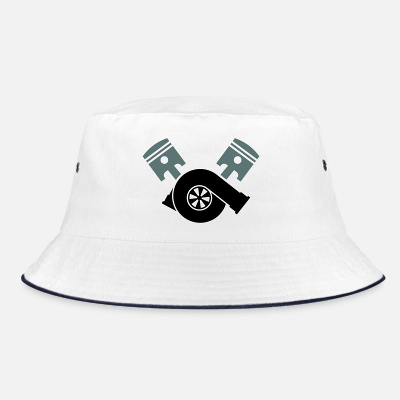 Engine Piston Turbocharger Bucket Hat