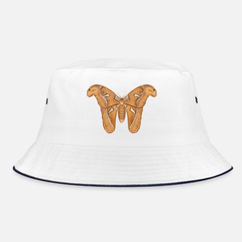 Giant Moth Drawing Bucket Hat