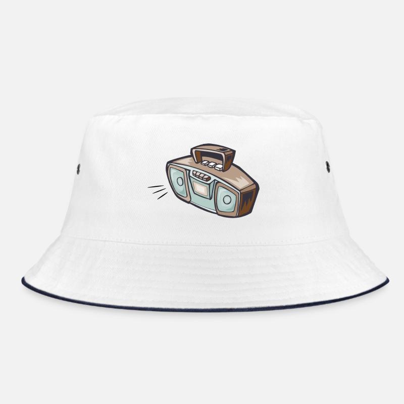 Radio Recorder Sound-Machine Bucket Hat