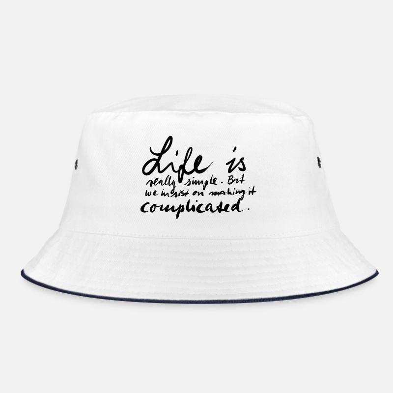 Life is complicated Bucket Hat