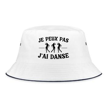 Je peux pas j'ai danse - Bob - blanc/marine - Devant