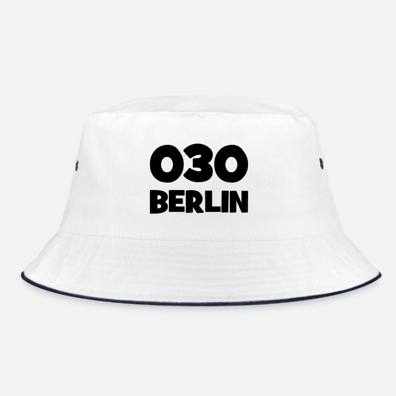 030 - Null Drei Null - Berlin - Vorwahl - Telefon Bucket Hat