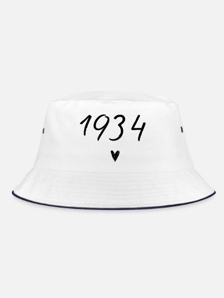 1934 coeur anniversaire - Bob - blanc/marine - Devant