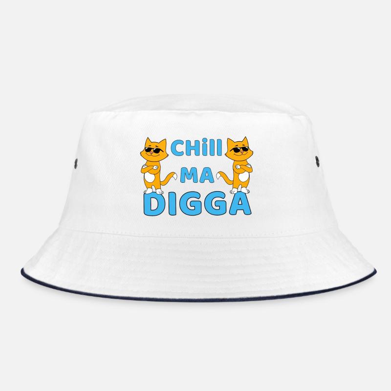 Chill ma Digga - chat drôle avec des lunettes de soleil Bob