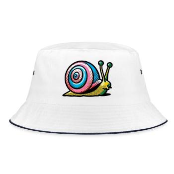 Escargot - Bob - blanc/marine - Devant