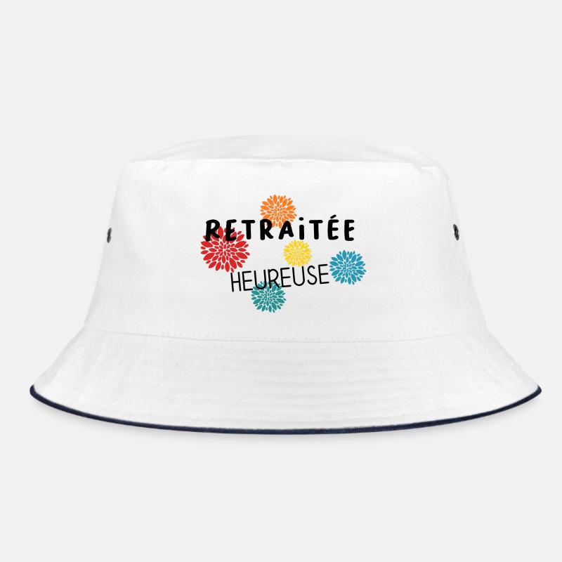 RETRAITE. RETRAITE. RETRAITEE. BONNE RETRAITE - Bob - blanc/marine
