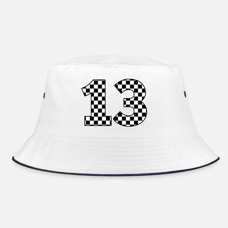 Nummer 13 plaid Bucket Hat