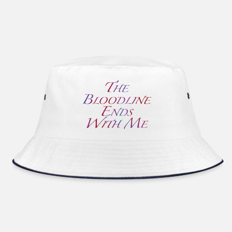 Das Ende der Blutlinie - Bucket Hat - Weiß/Navy