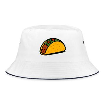 The Taco - Bucket Hat - white/navy - Front