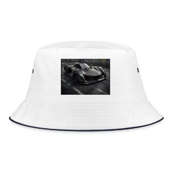 Design futuriste de supercar - Bob - blanc/marine - Devant