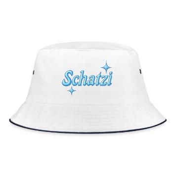 schatzi / Design Y2K / bleu - Bob - blanc/marine - Devant