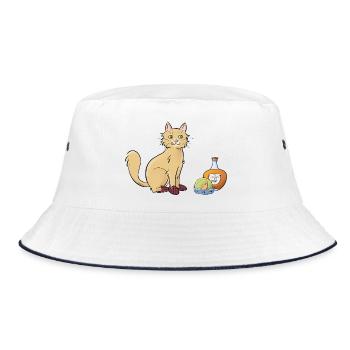 Chat-rentais - Bob - blanc/marine - Devant