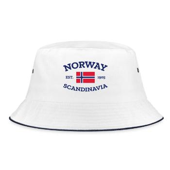 Norvège - Norvège - Norvège - Scandinavie - 1905 - Bob - blanc/marine - Devant