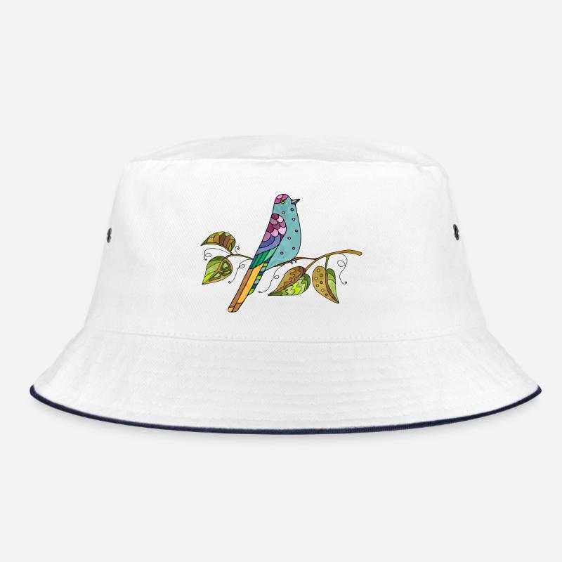Bunter Vogel Bucket Hat