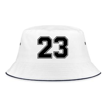 23 Numéro - Bob - blanc/marine - Devant